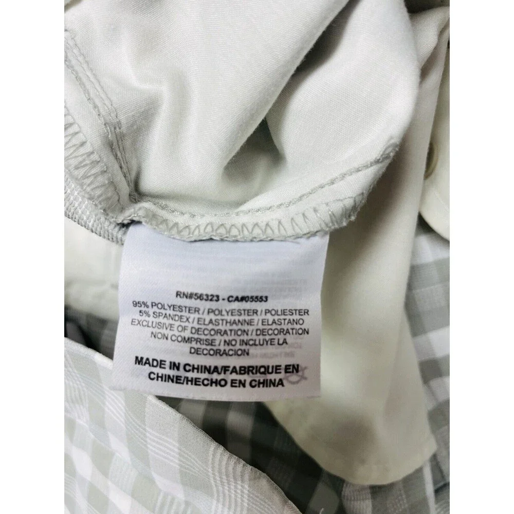 Nike Golf Shorts Dri-Fit Performance Plaid Flat Athletic Men’s Size 35